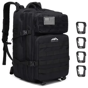 Mochila-Táctica-Impermeable-45L-Gran-Capacidad-Nylon-600D Mochila Táctica Impermeable 45L Gran Capacidad Nylon 600D